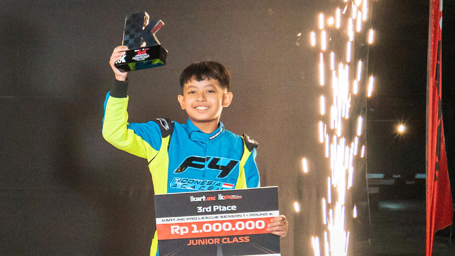 Podium at Kart.inc Pro League Fatan got a 3rd place podium at Kart.inc Pro League